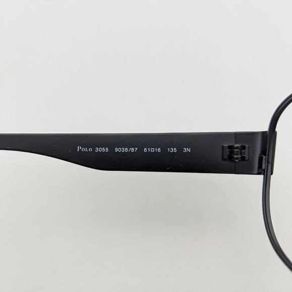 🕶️Frame Only! Made in Italy! Ralph Lauren Polo 3055  61/16 135 /ALE723🕶️ - Picture 8 of 10